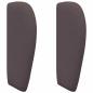 Preview: Kopfteil Ohr Braun 40 x 23 x 6 cm Stoff
