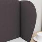 Preview: Kopfteil Ohr Braun 40 x 23 x 6 cm Stoff