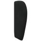 Preview: Kopfteil Ohr Schwarz 40 x 23 x 6 cm Samt