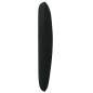 Preview: Kopfteil Ohr Schwarz 40 x 23 x 6 cm Samt