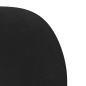 Preview: Kopfteil Ohr Schwarz 40 x 23 x 6 cm Samt