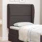 Preview: ARDEBO.de - Kopfteil Ohr Braun 80 x 23 x 6 cm Stoff