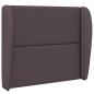 Preview: Kopfteil Ohr Braun 80 x 23 x 6 cm Stoff