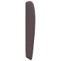 Preview: Kopfteil Ohr Braun 80 x 23 x 6 cm Stoff