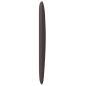 Preview: Kopfteil Ohr Braun 80 x 23 x 6 cm Stoff