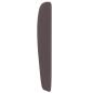 Preview: Kopfteil Ohr Braun 80 x 23 x 6 cm Stoff