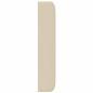 Preview: Kopfteil Ohr Creme 80 x 16 x 4 cm Stoff
