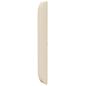 Preview: Kopfteil Ohr Creme 80 x 16 x 4 cm Stoff
