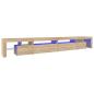 Preview: TV-Schrank mit LED-Leuchten Sonoma-Eiche 290x36,5x40 cm
