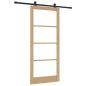 Preview: Schiebetür ORKDAL 93 x 211 cm Massivholz Kiefer und Glas