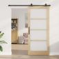 Preview: Schiebetür ORKDAL 93 x 211 cm Massivholz Kiefer und Glas
