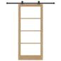 Preview: Schiebetür ORKDAL 93 x 211 cm Massivholz Kiefer und Glas