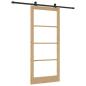 Preview: Schiebetür ORKDAL 93 x 211 cm Massivholz Kiefer und Glas