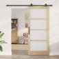 Preview: Schiebetür ORKDAL 93 x 211 cm Massivholz Kiefer und Glas