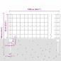 Preview: Zaun mit Pfosten Grün 0,6 x 10 m Stahl und PVC