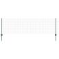 Preview: Zaun mit Pfosten Grün 0,8 x 25 m Stahl und PVC