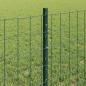 Preview: Zaun mit Pfosten Grün 0,6 x 50 m Stahl und PVC
