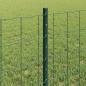 Preview: Euro-Zaun mit Pfosten 50 x 0,6 m PVC-beschichteter Stahl Grün