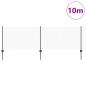 Preview: Maschendrahtzaun mit Pfosten 10 x 0,8 m PVC-beschichteter Stahl