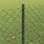 Preview: Maschendrahtzaun mit Pfosten 25 x 0,6 m PVC-beschichteter Stahl