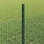 Preview: Geschweißter Drahtzaun mit Pfosten 10 x 0,5 m Verzinkter Stahl