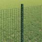 Preview: Geschweißter Drahtzaun mit Pfosten 10 x 0,6 m Grün Netz