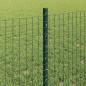 Preview: Geschweißter Drahtzaun mit Pfosten 100 x 0,6 m Grün Netz