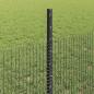 Preview: Geschweißter Drahtzaun mit Pfosten 50 x 0,5 m Grau Netz