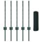 Preview: Sechseckzaun mit Pfosten 10 x 0,6 m PVC-beschichteter Stahl