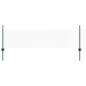 Preview: Sechseckzaun mit Pfosten 25 x 0,5 m PVC-beschichteter Stahl