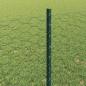 Preview: Sechseckzaun mit Pfosten 50 x 0,8 m PVC-beschichteter Stahl