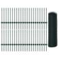 Preview: Sechseckzaun mit Pfosten 100 x 0,5 m PVC-beschichteter Stahl