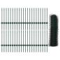 Preview: Sechseckzaun mit Pfosten 100 x 0,6 m PVC-beschichteter Stahl