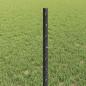 Preview: Sechseckzaun mit Pfosten 100 x 0,5 m PVC-beschichteter Stahl