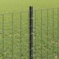 Preview: Eingebetteter Zaunpfosten 11 Stk. Grau 120 cm