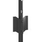Preview: Eingebetteter Zaunpfosten 11 Stk. Grau 120 cm