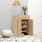 Preview: Schuhschrank Sonoma-Eiche 60x35x84 cm Holzwerkstoff