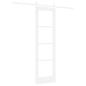 Preview: Schiebetür ORKDAL Weiß 61 x 198,5 cm Massivholz Kiefer und Glas