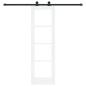 Preview: Schiebetür ORKDAL 61 x 198,5 cm Massivholz Kiefer und Glas