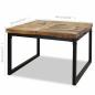 Preview: Couchtisch Teak Harz 60x60x40 cm