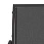 Preview: Garten-Schaukelbank Schwarz 120,5x76x86,5 cm Textilen & Stahl