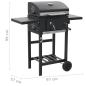Preview: 3-in-1 Outdoor-Pizzaofen & Grill Schwarz