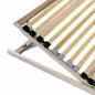 Preview: Bett-Lattenrost Braun 70 x 190 cm Massivholz Buche