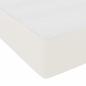 Preview: Boxspringbett Creme und Weiß 200 x 200 cm Cordstoff