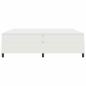 Preview: Boxspringbett Creme und Weiß 200 x 200 cm Cordstoff