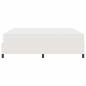Preview: Boxspringbett Creme und Weiß 200 x 200 cm Cordstoff