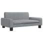 Preview: Hundebett Hellgrau 70x45x30 cm Stoff