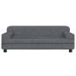 Preview: Hundebett Dunkelgrau 90x53x30 cm Samt