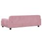 Preview: Hundebett Rosa 90x53x30 cm Samt