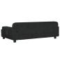 Preview: Hundebett Schwarz 90x53x30 cm Samt